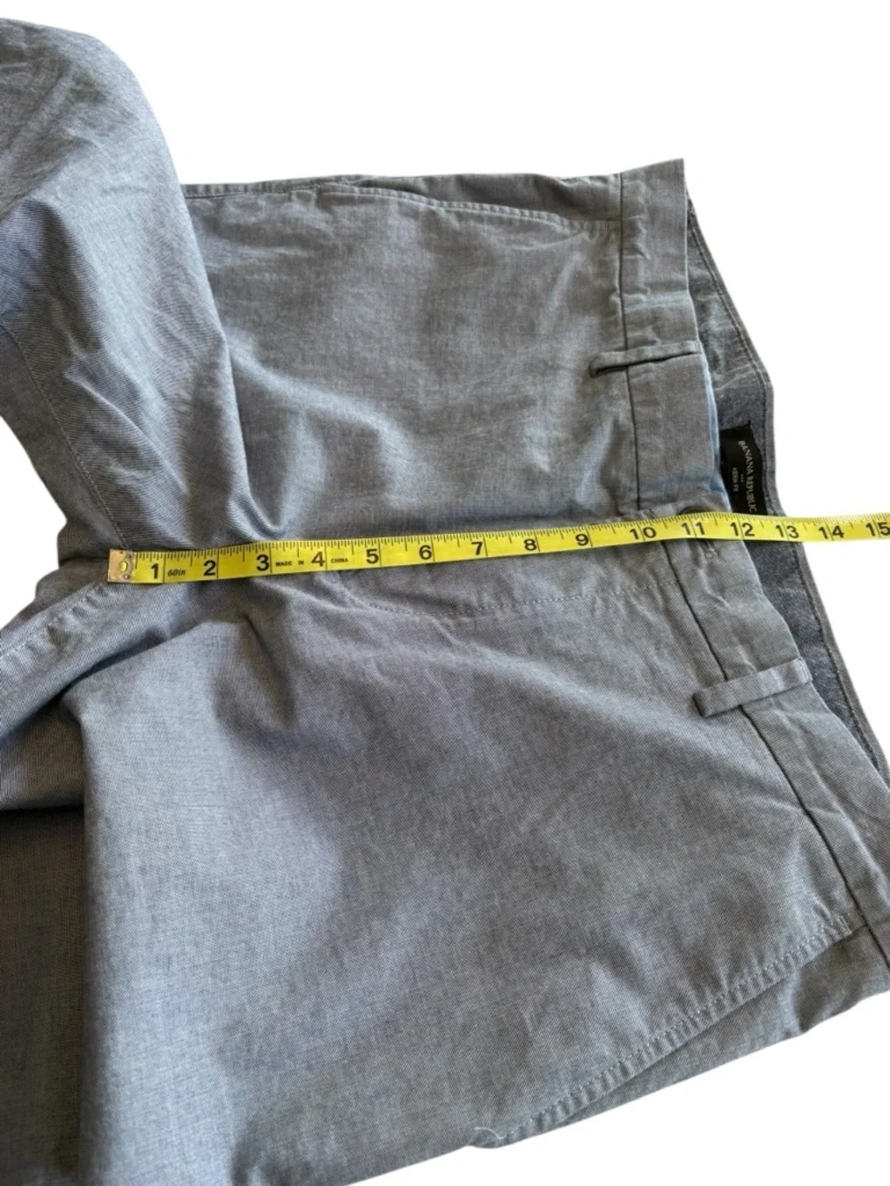 Banana Republic Aiden Fit Pants 36x32 Blue Cotton Flat Front Chino